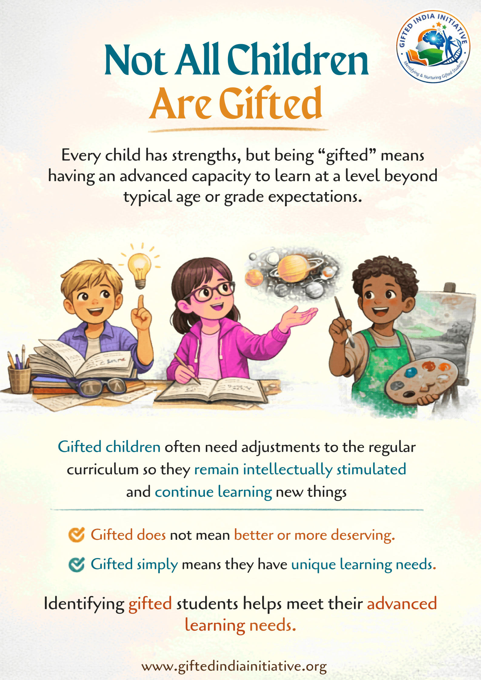 Not All Children Are Gifted